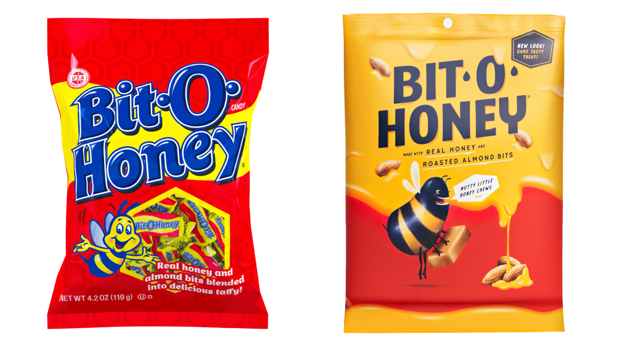 New Bit O Honey packaging design