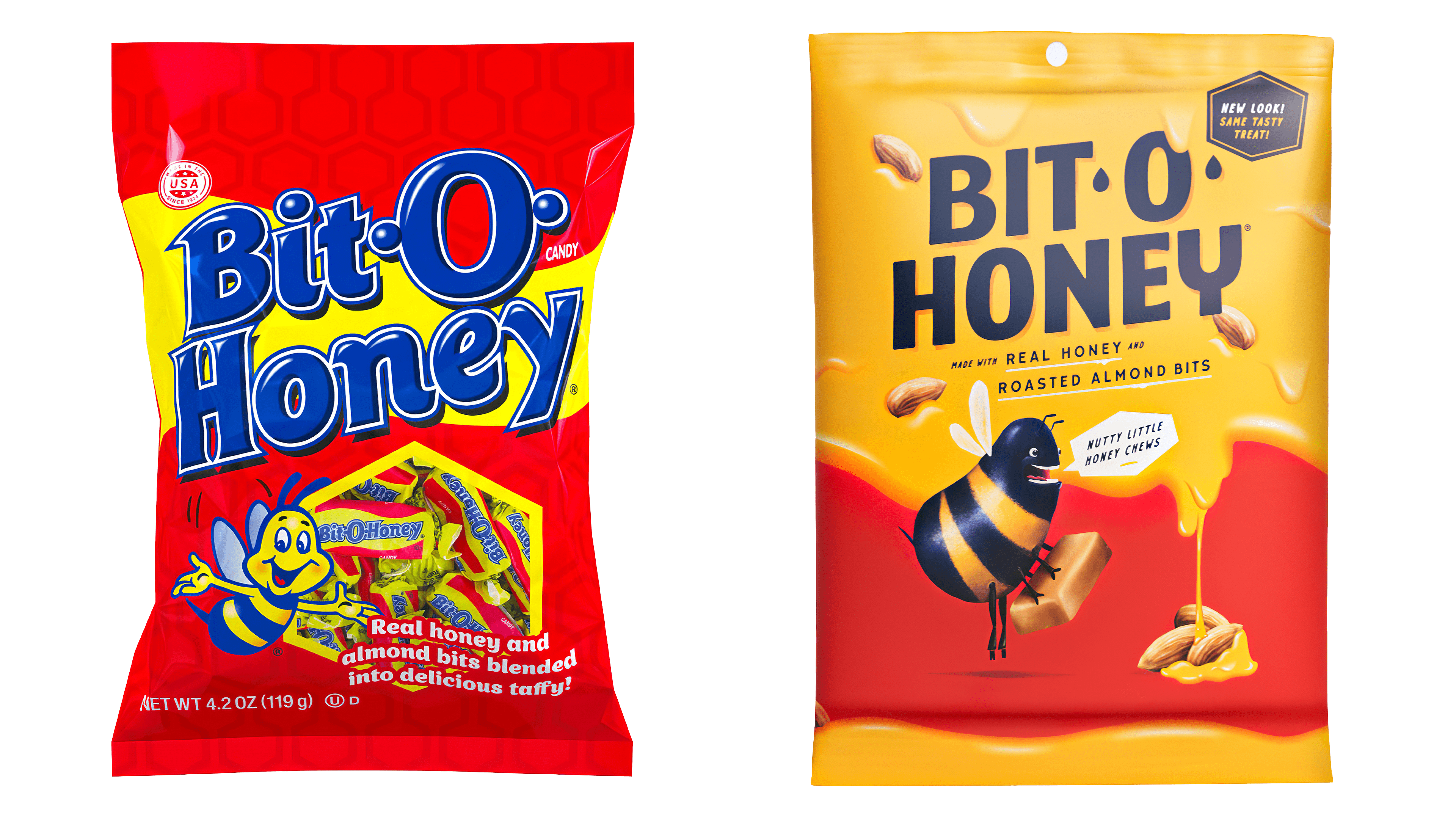 New Bit O Honey packaging design