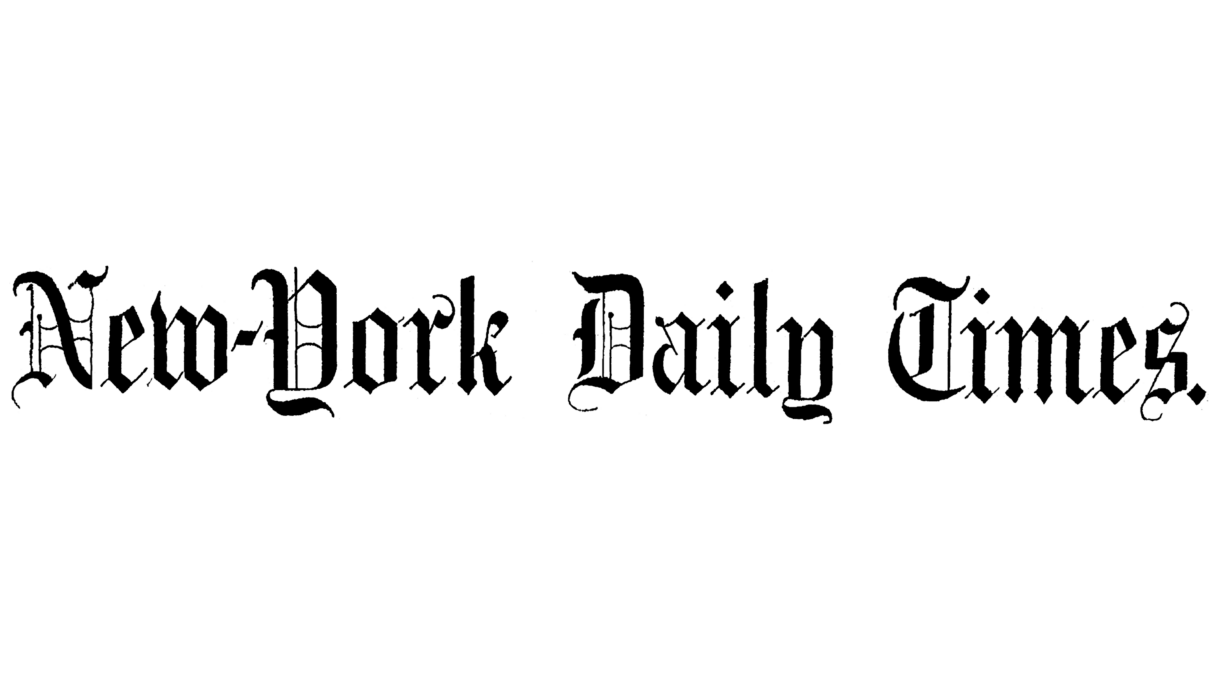 New York Daily Times Logo 1851 1857