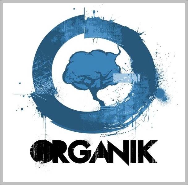 Organik logo blue