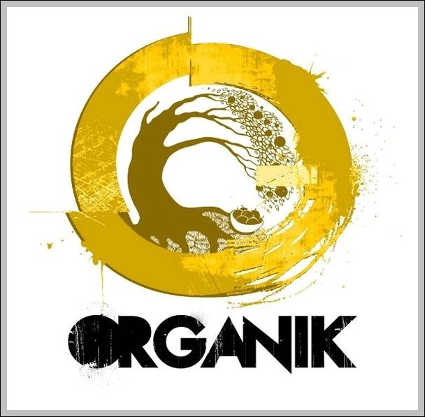 Organik logo yellow