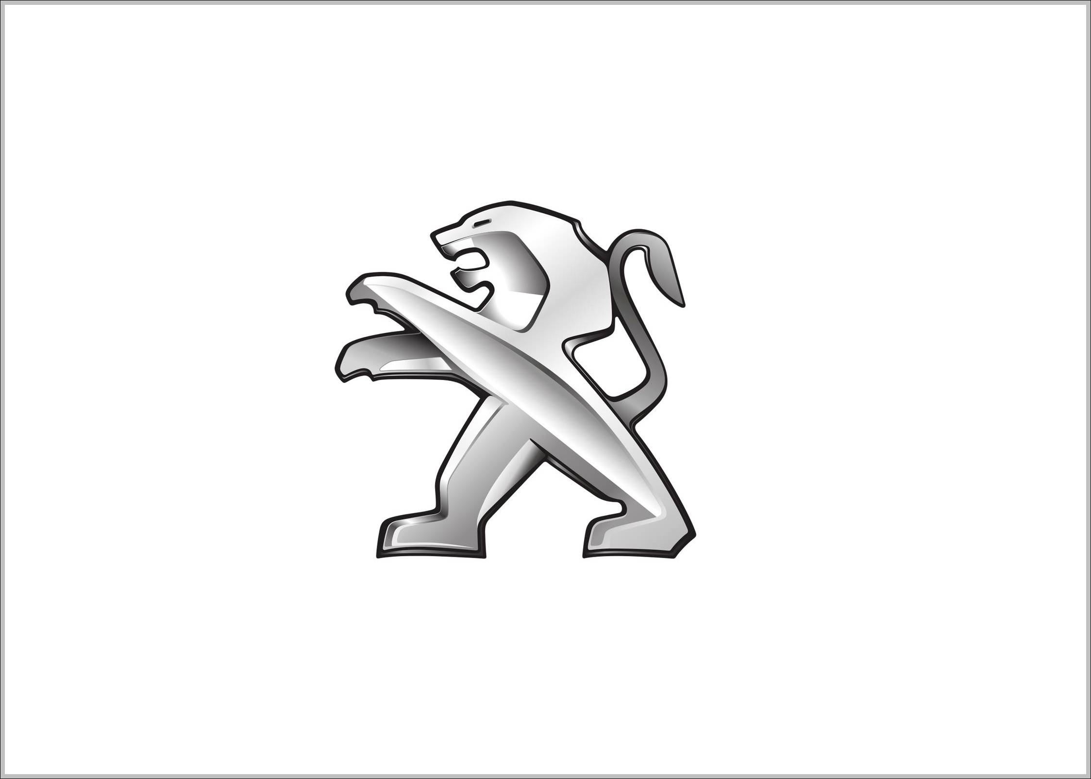 Peugeot logo lion
