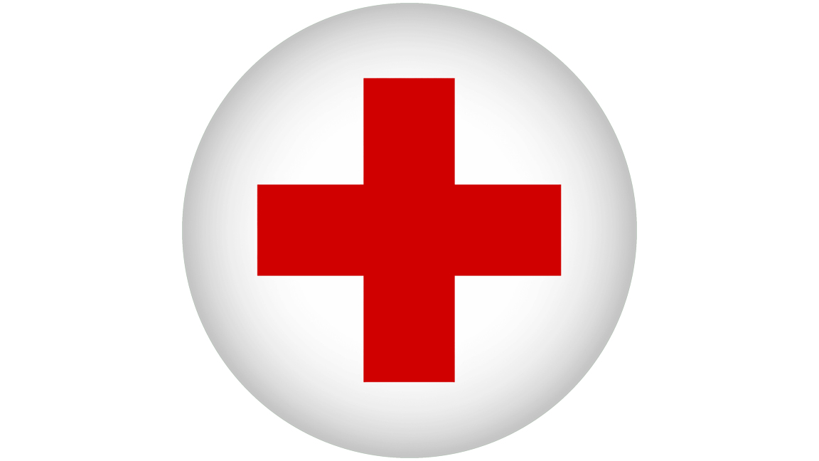Red cross symbol