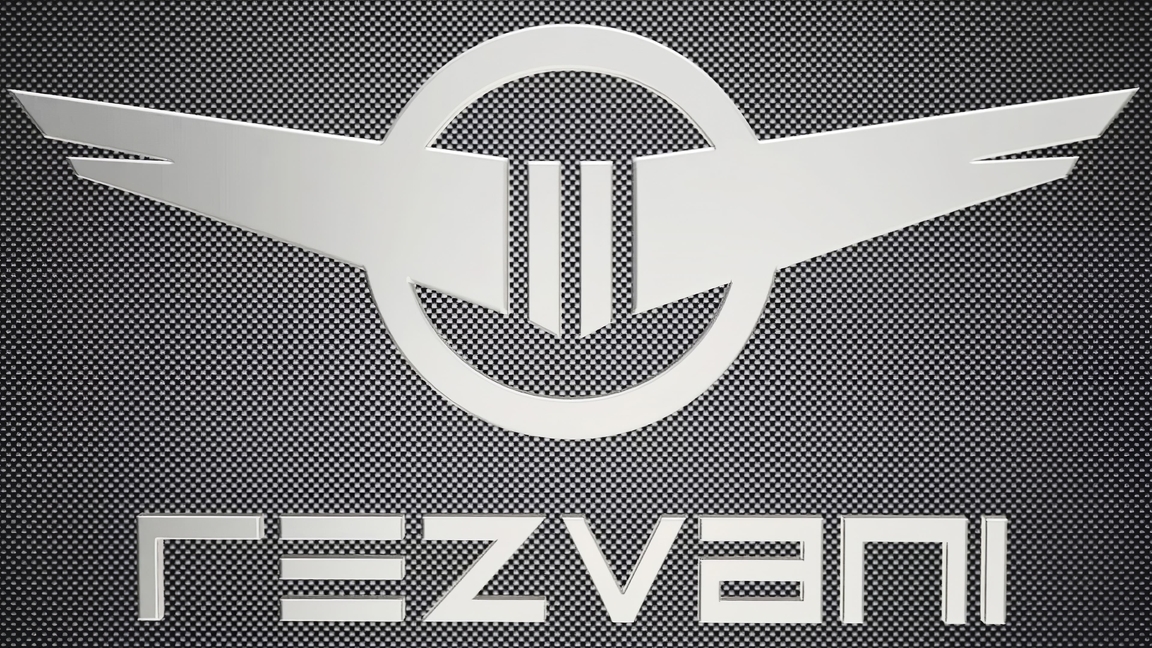 Rezvani sign with wings