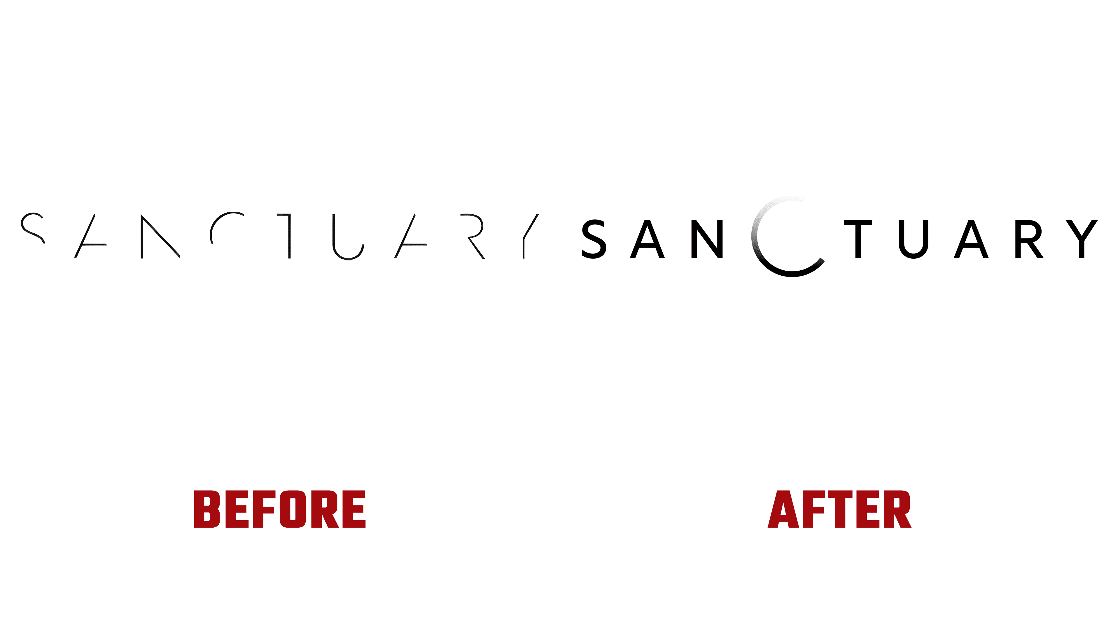 Sanctuary Logo Evolution