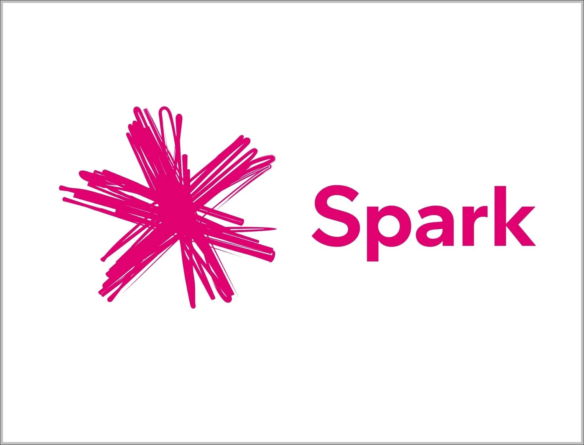 Spark NZ logo pink