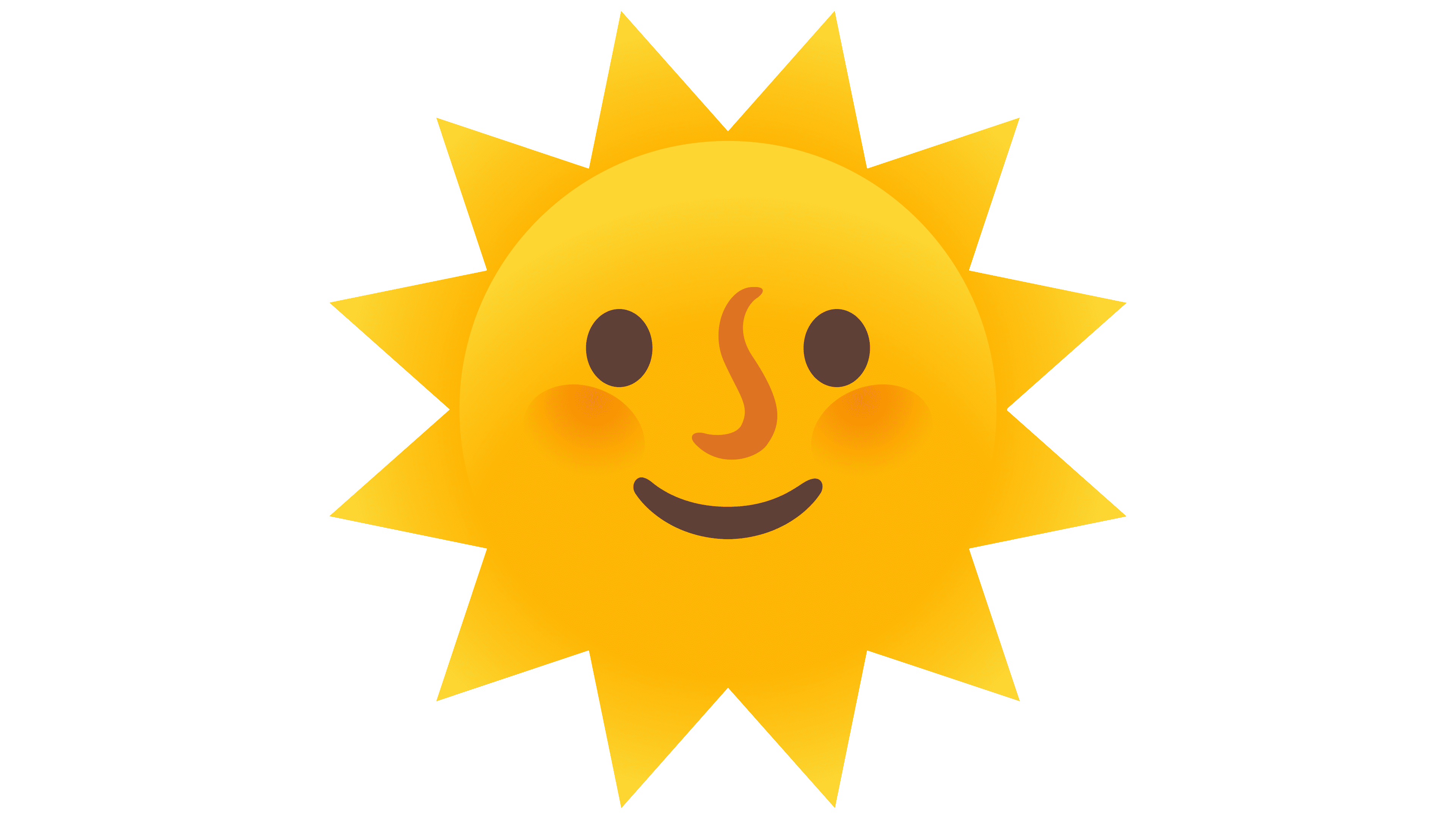 Sun With Face Emoji