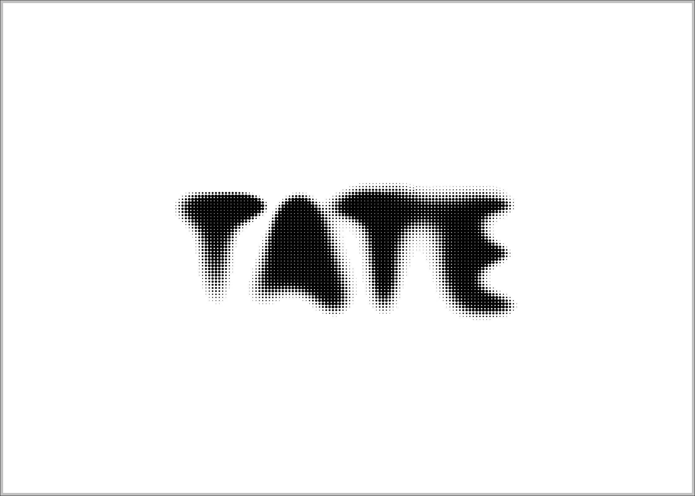 Tate logo black