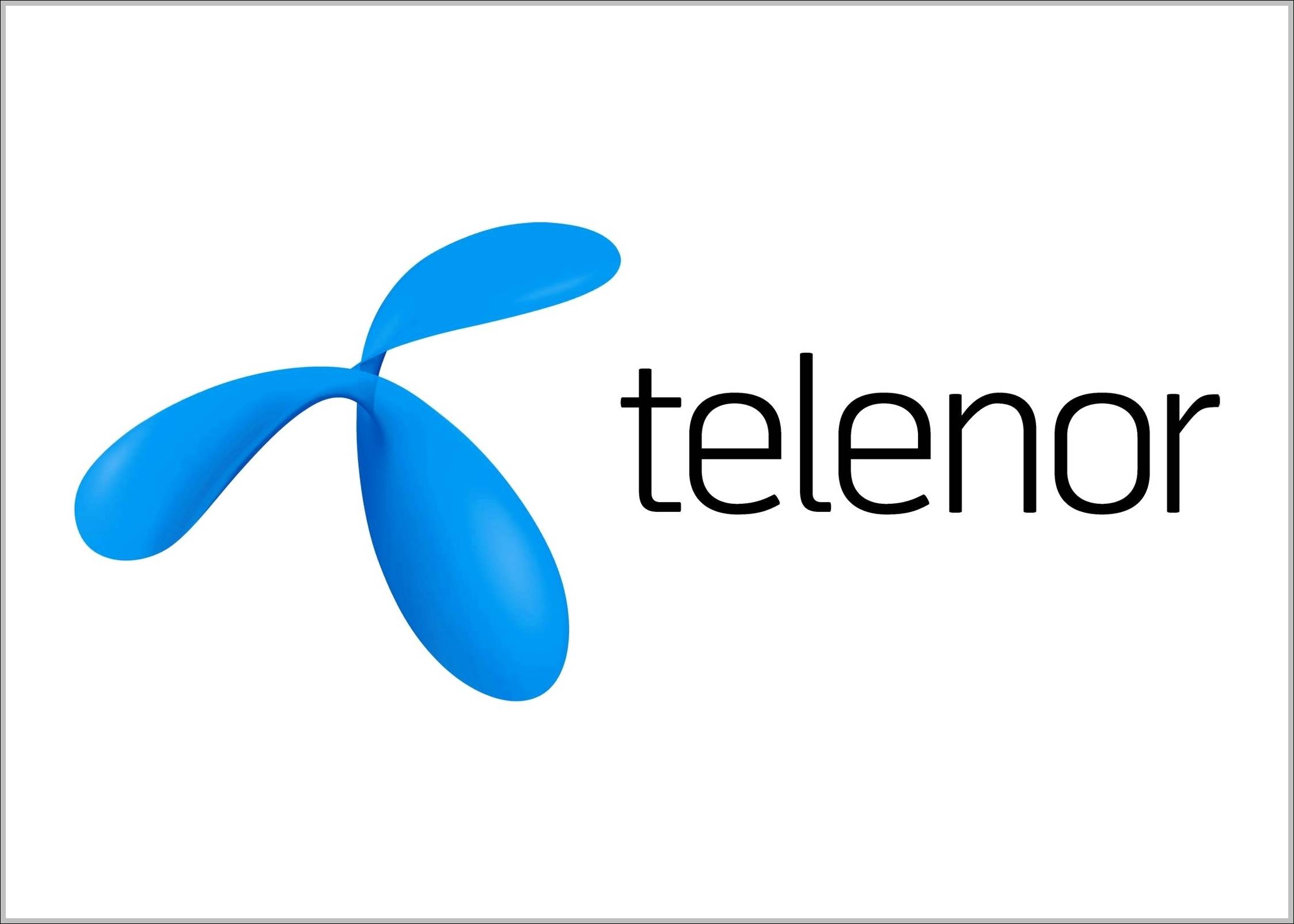 Telenor logo and sign