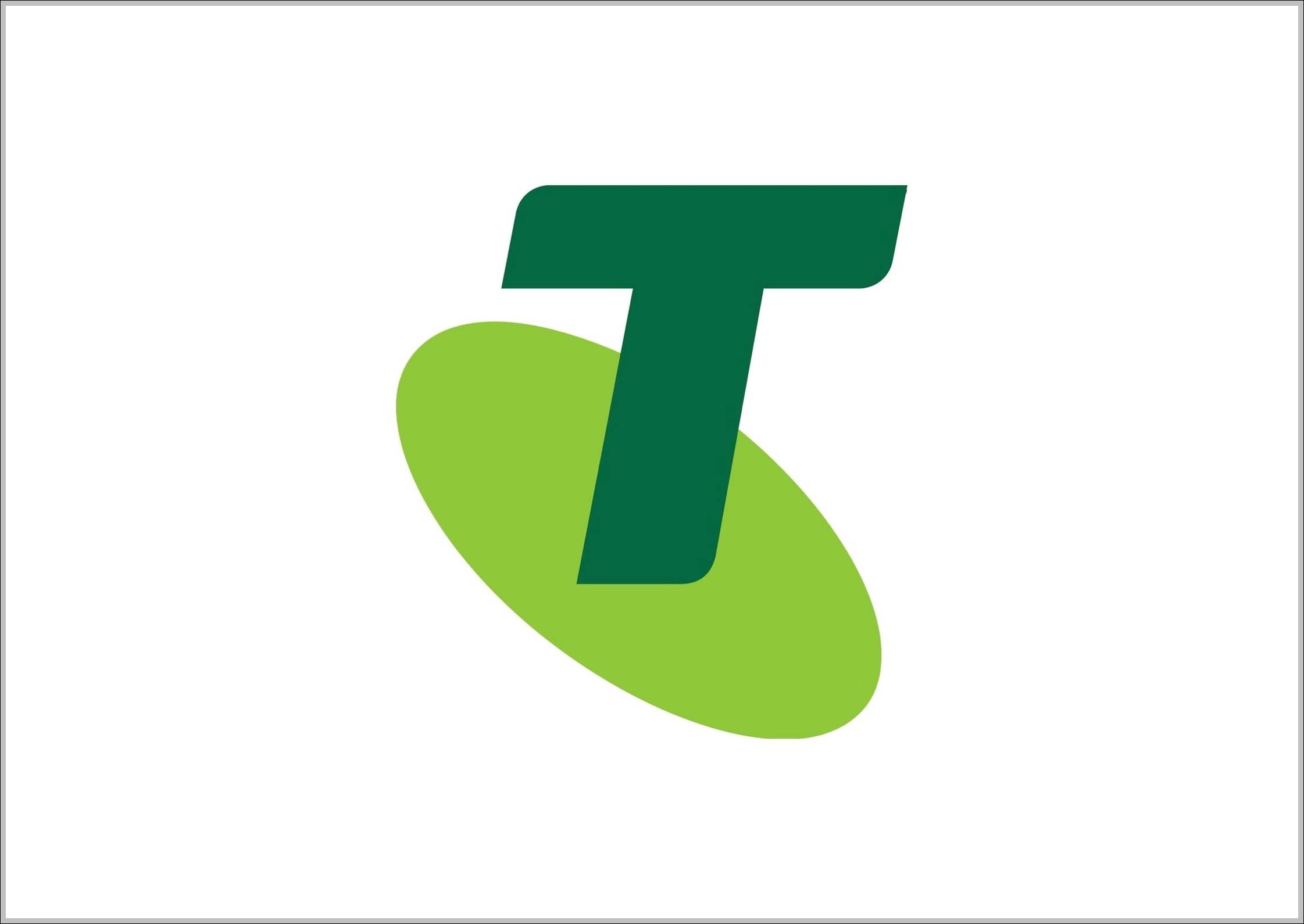 Telstra logo 2011 green