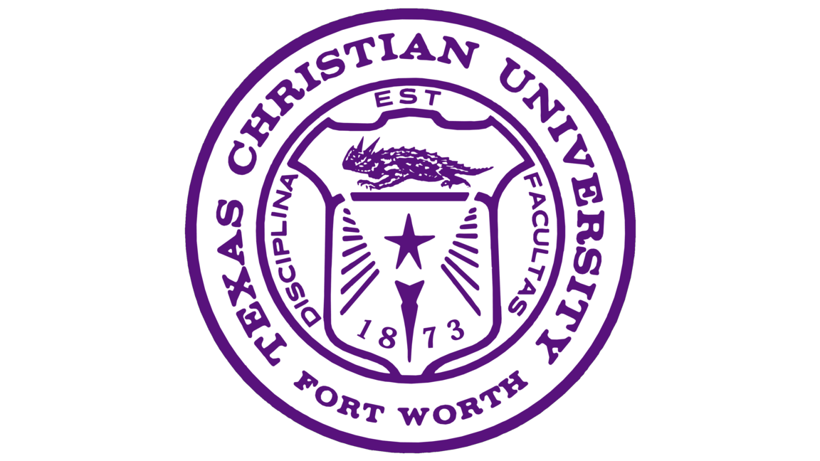 Texas christian university seal sign