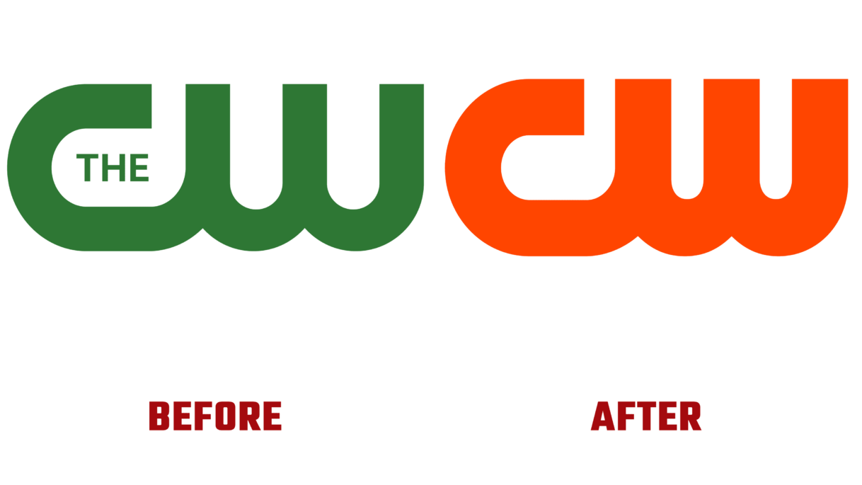 The CW Logo Evolution