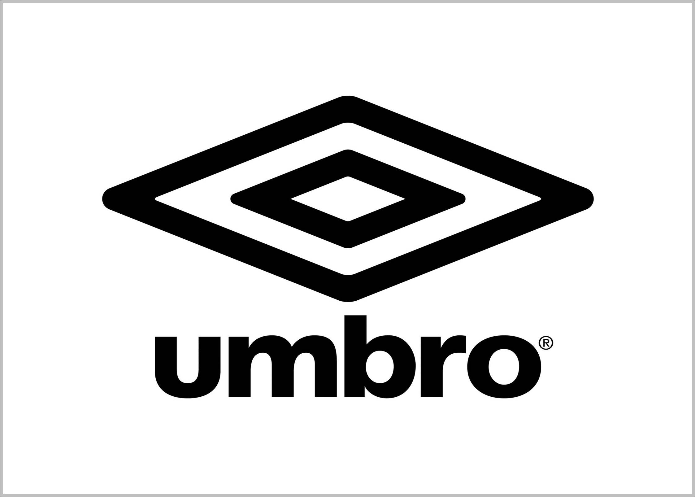 Umbro logo and sign