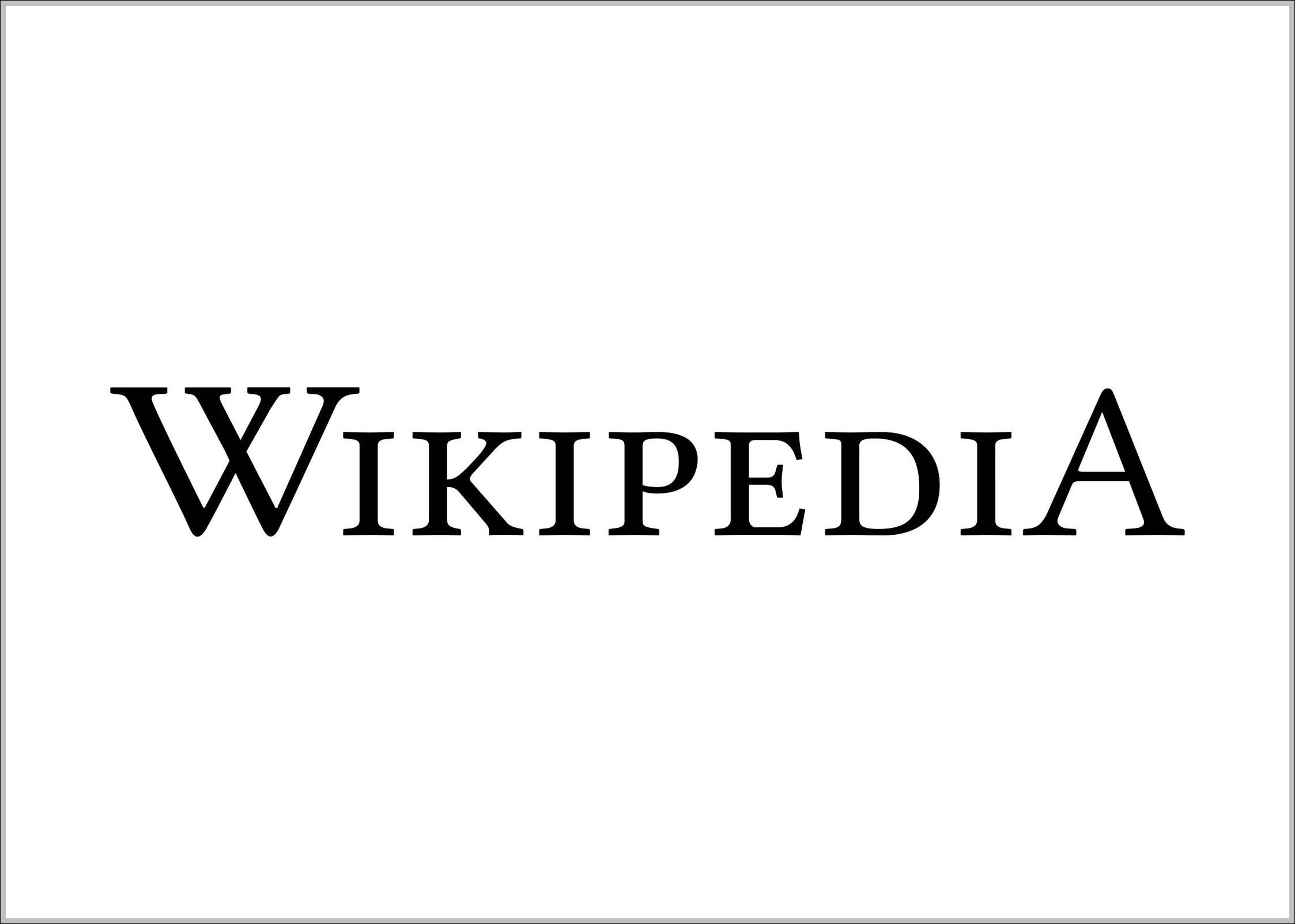 Wikipedia sign