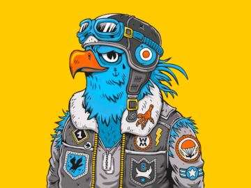 Wingman Mascot Logo