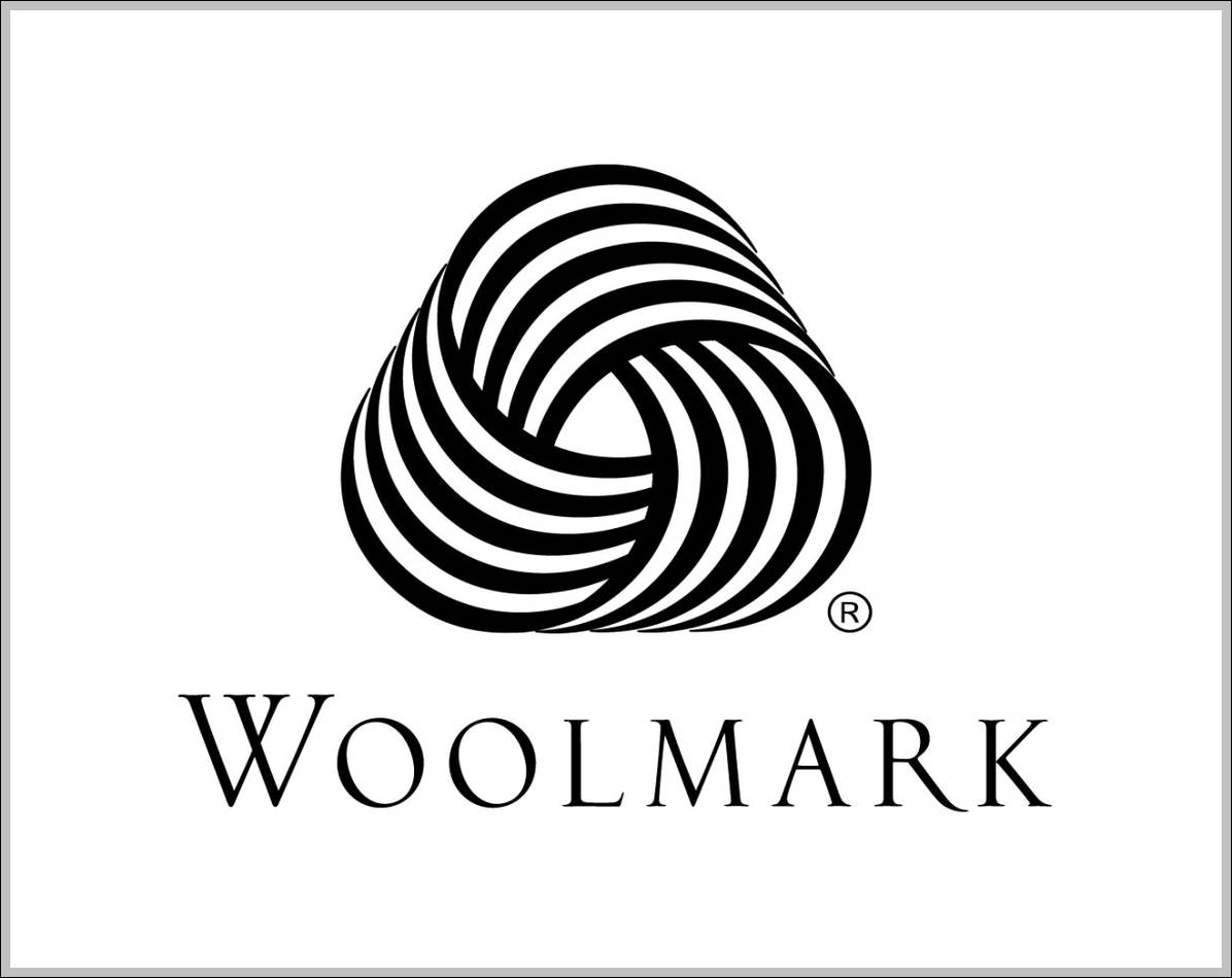 Woolmark logo and sign